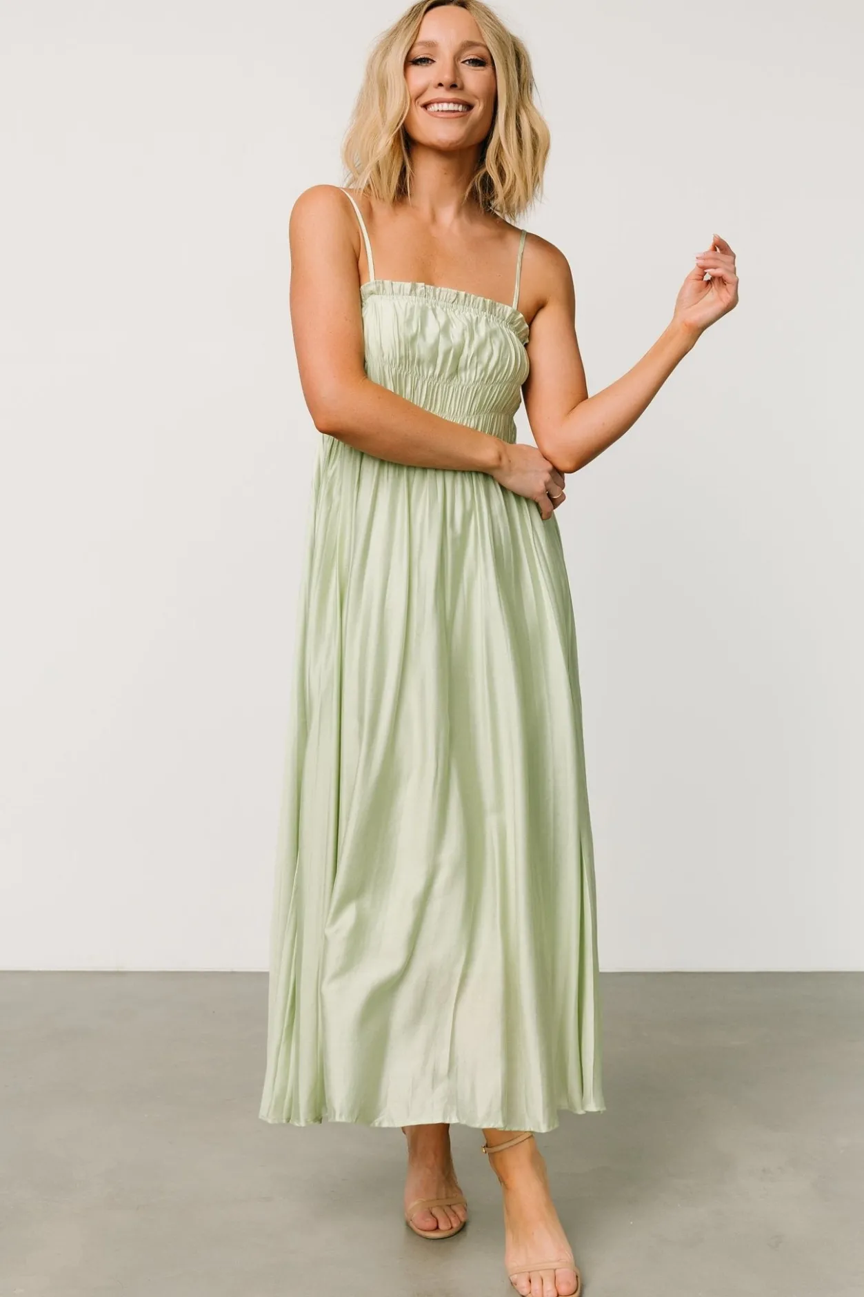 Outlet Baltic Born Hattie Maxi Dress | Light Sage LightSage
