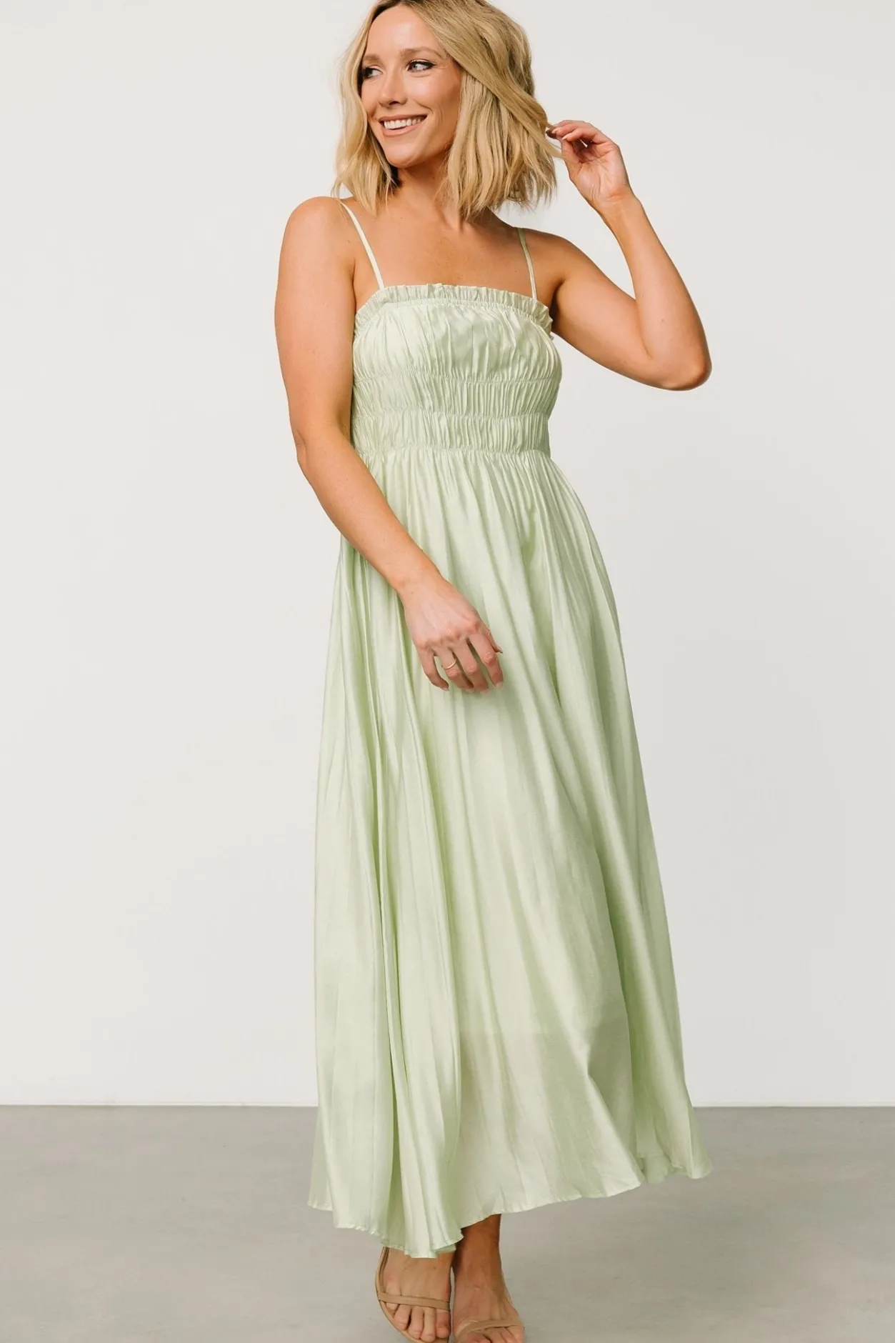Outlet Baltic Born Hattie Maxi Dress | Light Sage LightSage