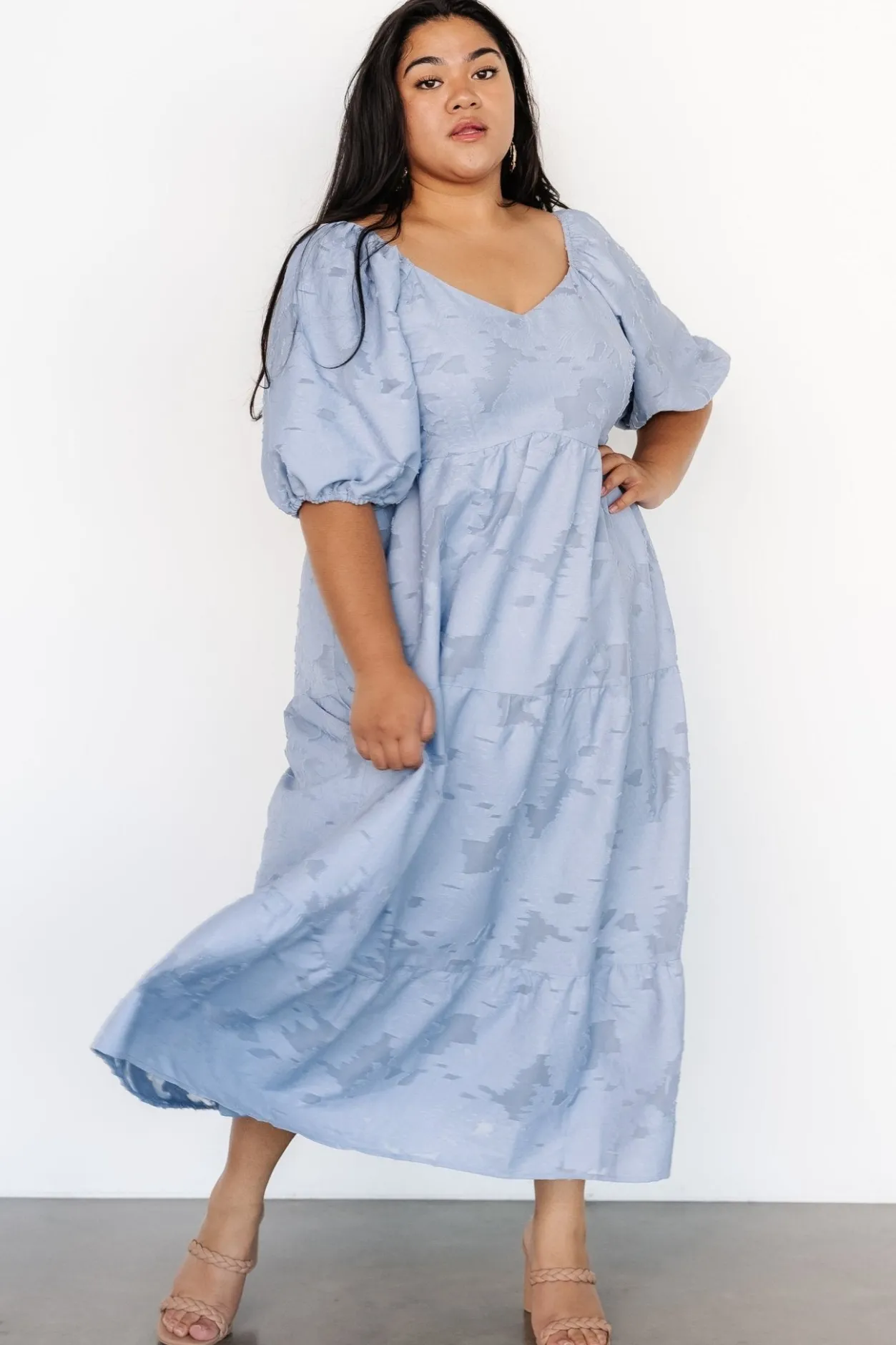 Discount Baltic Born Hayward Dress | Dusty Blue DustyBlue