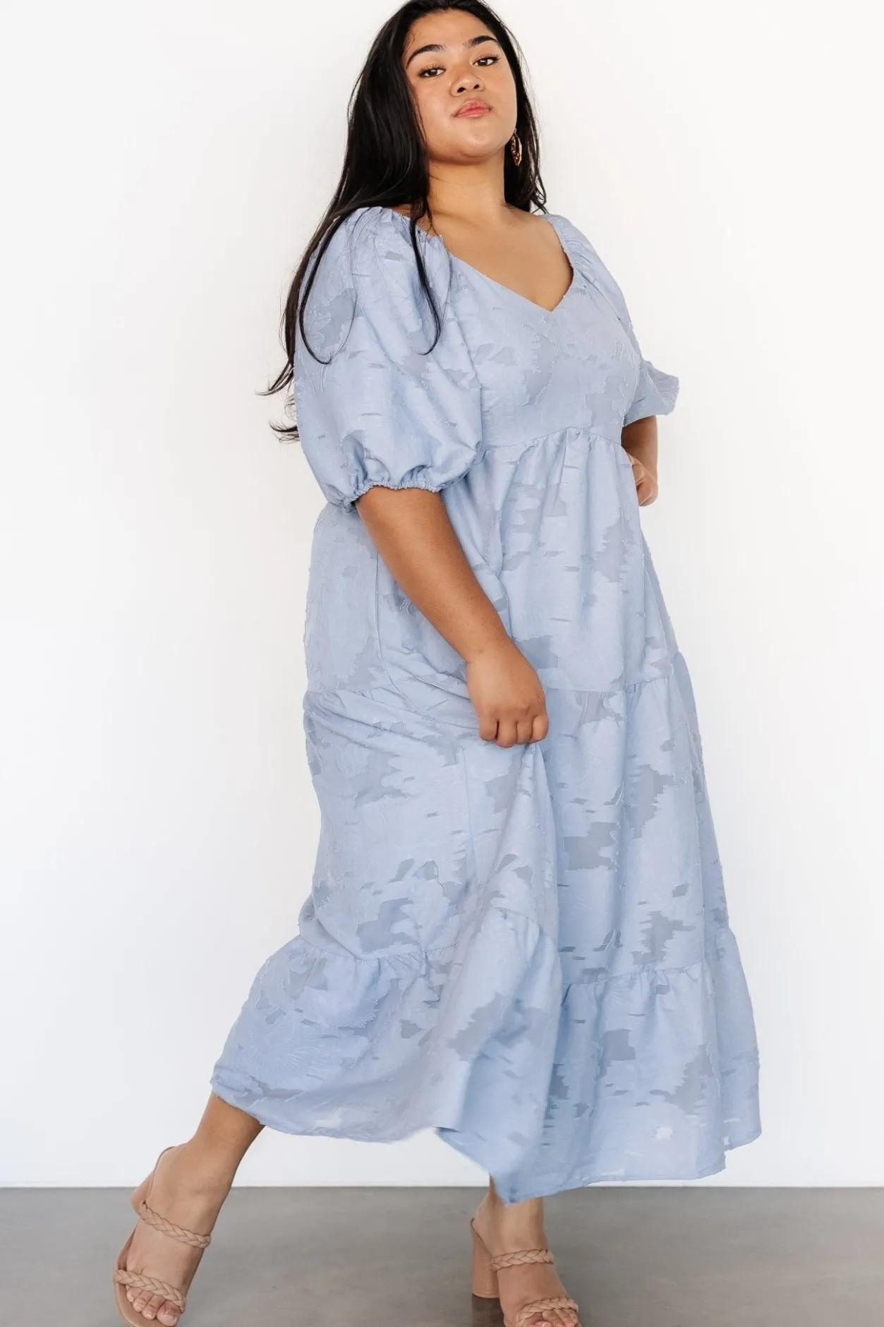 Discount Baltic Born Hayward Dress | Dusty Blue DustyBlue