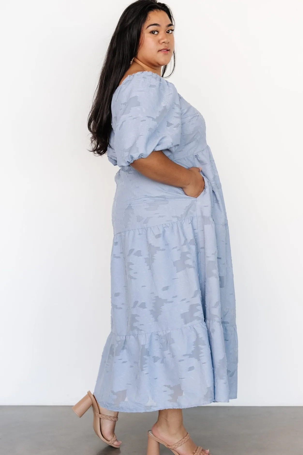 Discount Baltic Born Hayward Dress | Dusty Blue DustyBlue