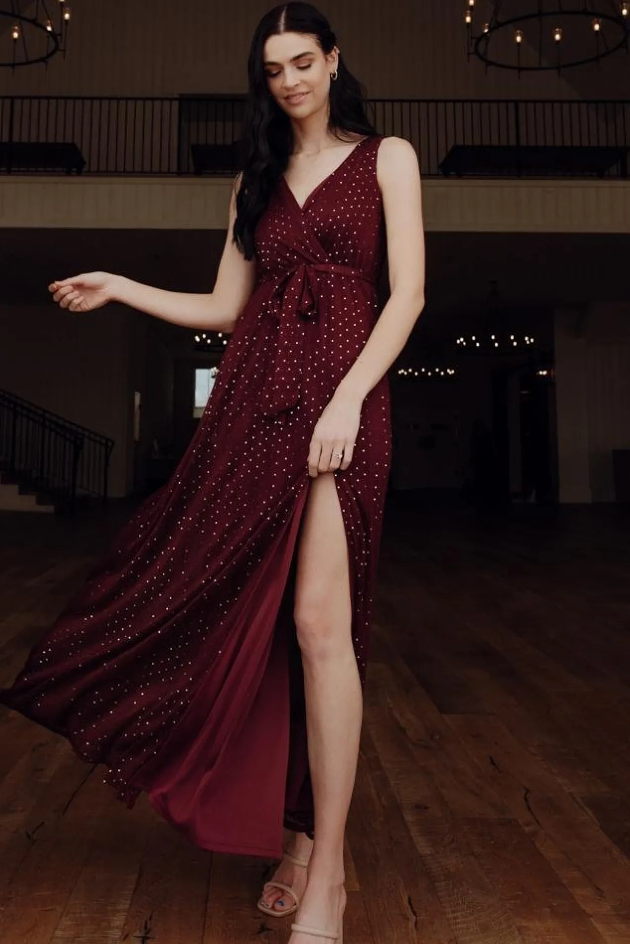 Online Baltic Born Helen Tank Sparkle Gown | Mulberry
