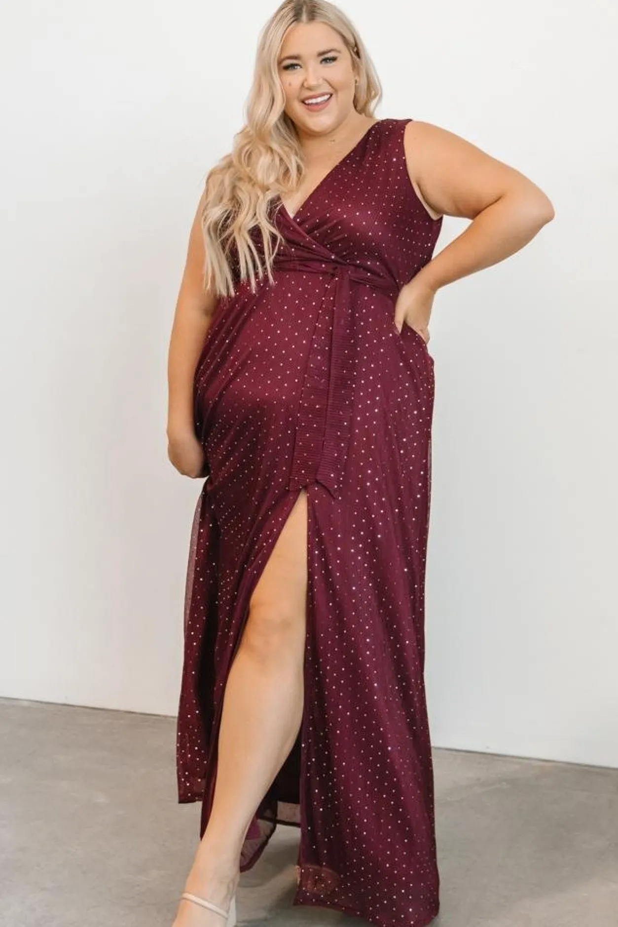 Online Baltic Born Helen Tank Sparkle Gown | Mulberry