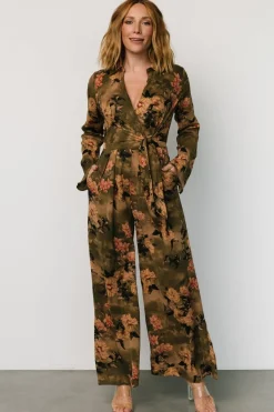 Discount Baltic Born Henderson Jumpsuit | Olive Multi OliveMulti