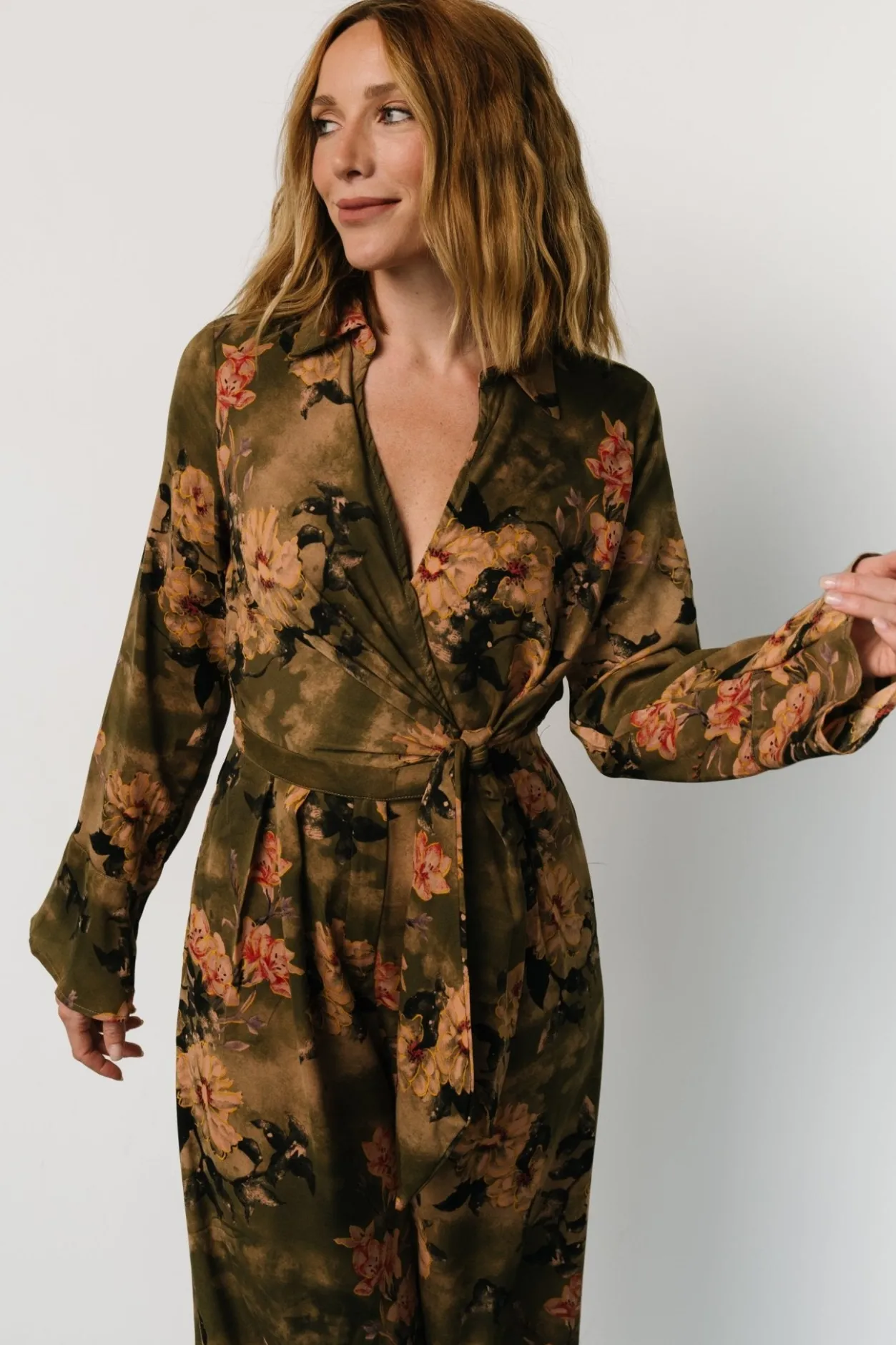 Discount Baltic Born Henderson Jumpsuit | Olive Multi OliveMulti