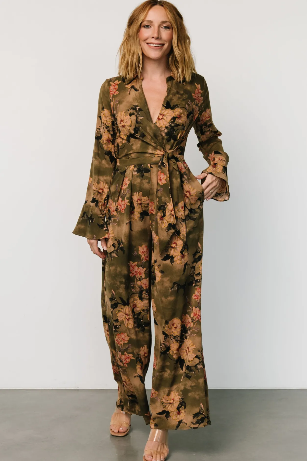 Discount Baltic Born Henderson Jumpsuit | Olive Multi OliveMulti