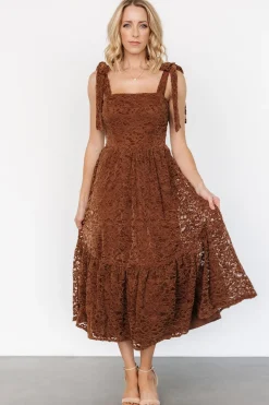 Best Baltic Born Hestia Lace Midi Dress | Brown