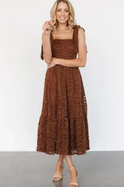 Best Baltic Born Hestia Lace Midi Dress | Brown
