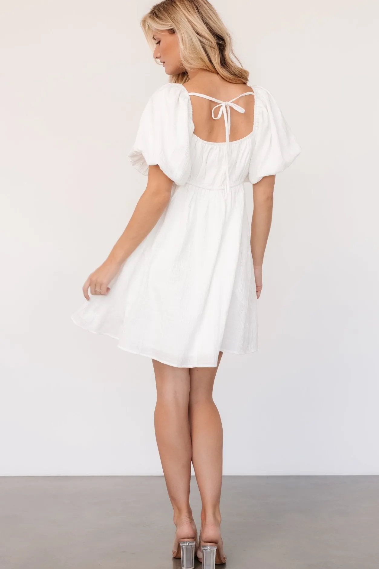 Online Baltic Born Hilaree Short Dress | Off White OffWhite