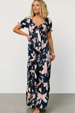 Outlet Baltic Born Hilaria Maxi Dress | Navy + Blush Navy+Blush