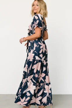 Outlet Baltic Born Hilaria Maxi Dress | Navy + Blush Navy+Blush