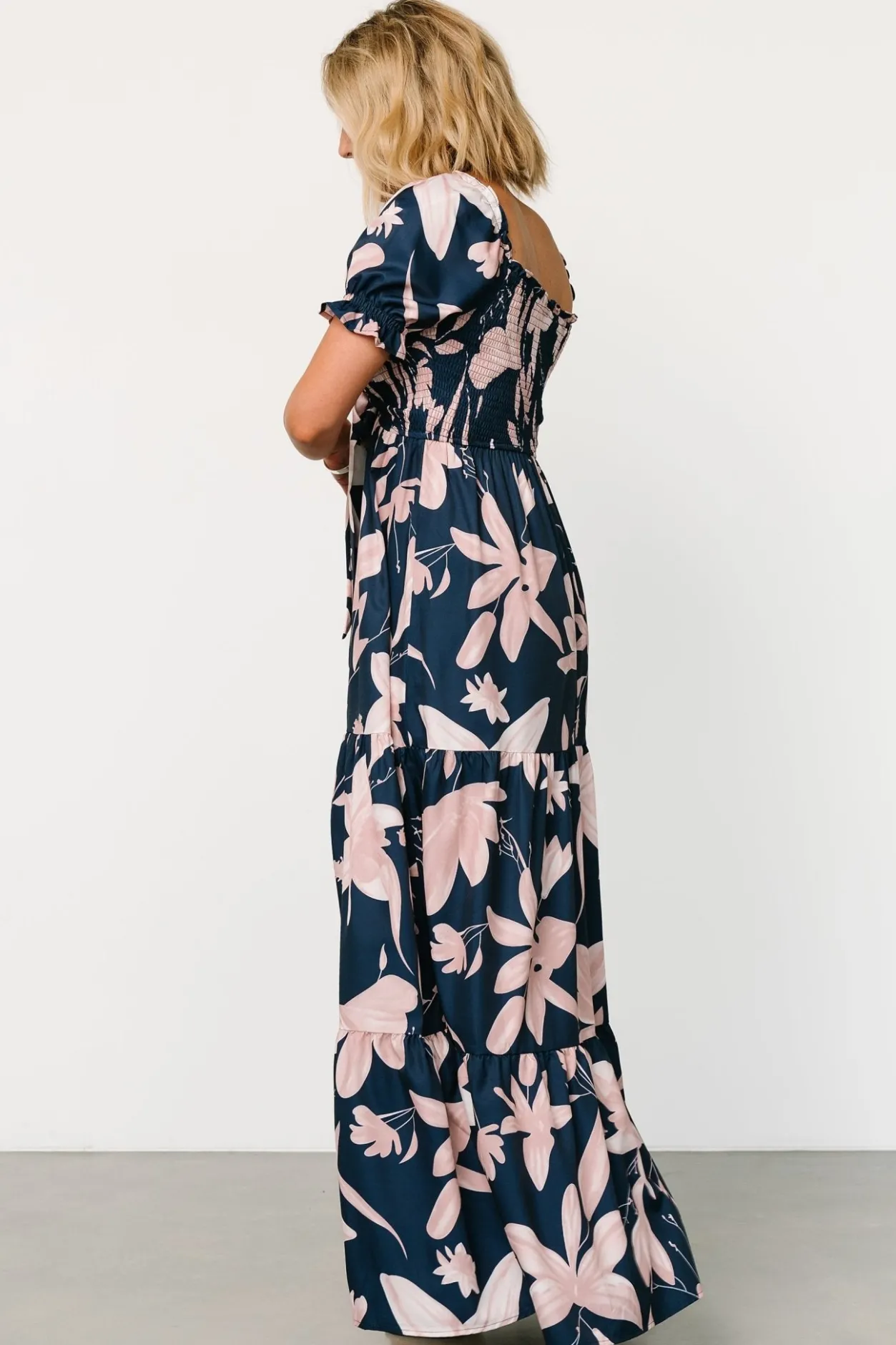 Outlet Baltic Born Hilaria Maxi Dress | Navy + Blush Navy+Blush