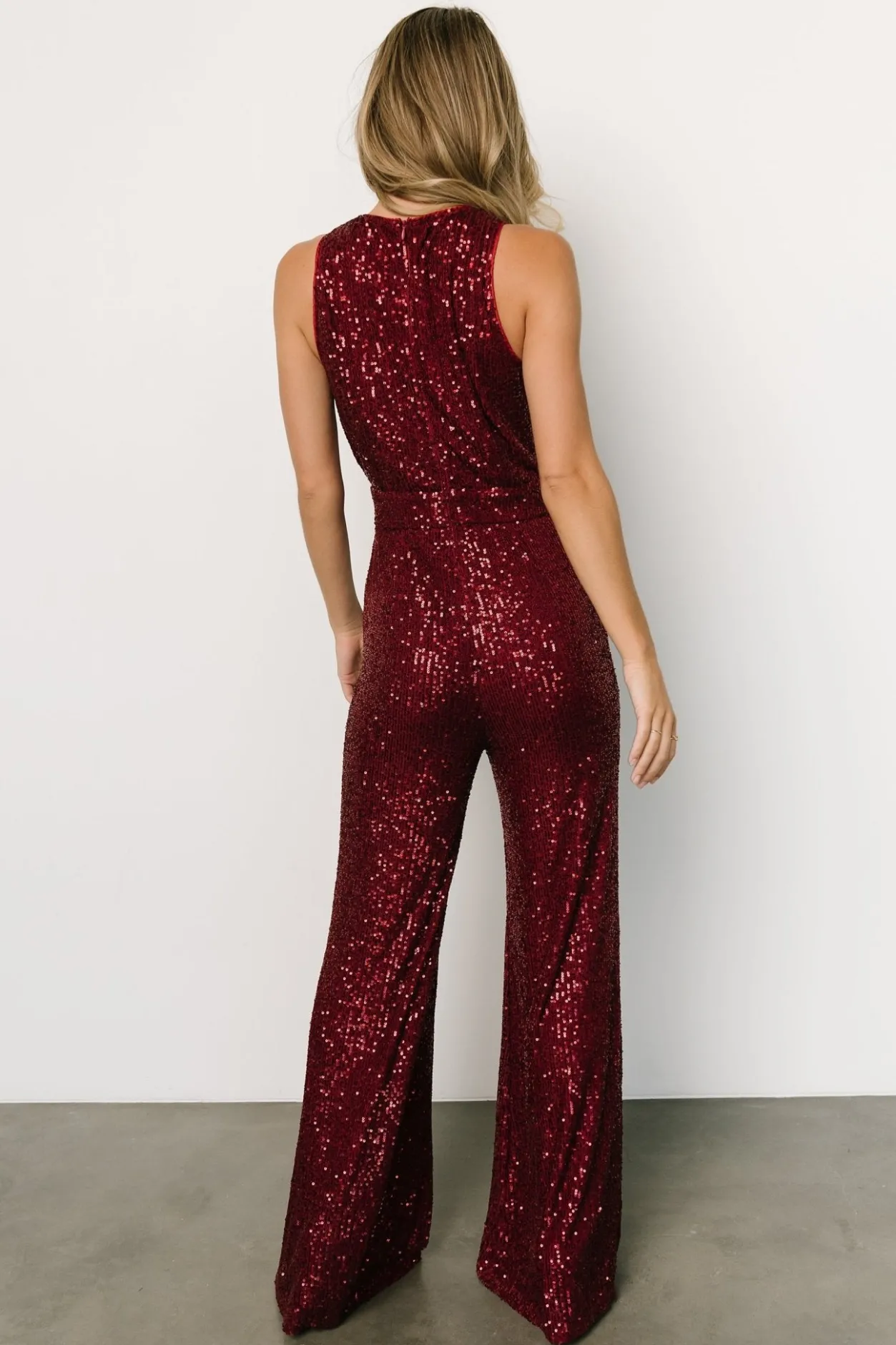 Best Baltic Born Hillary Sequin Jumpsuit | Wine