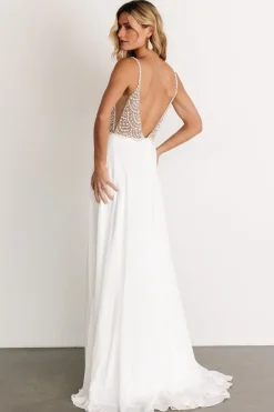Hot Baltic Born Honor Beaded Bridal Gown | Off White OffWhite