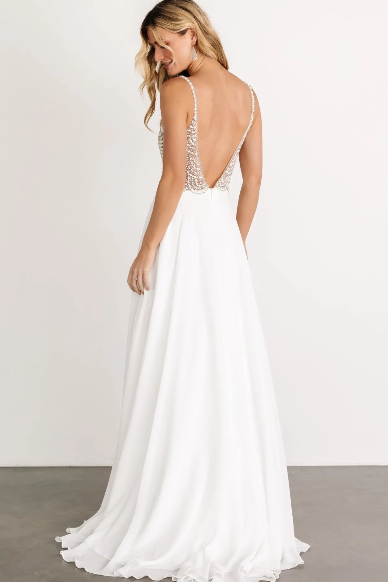 Hot Baltic Born Honor Beaded Bridal Gown | Off White OffWhite
