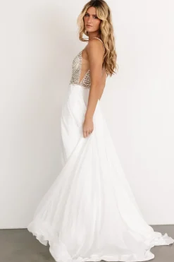 Hot Baltic Born Honor Beaded Bridal Gown | Off White OffWhite