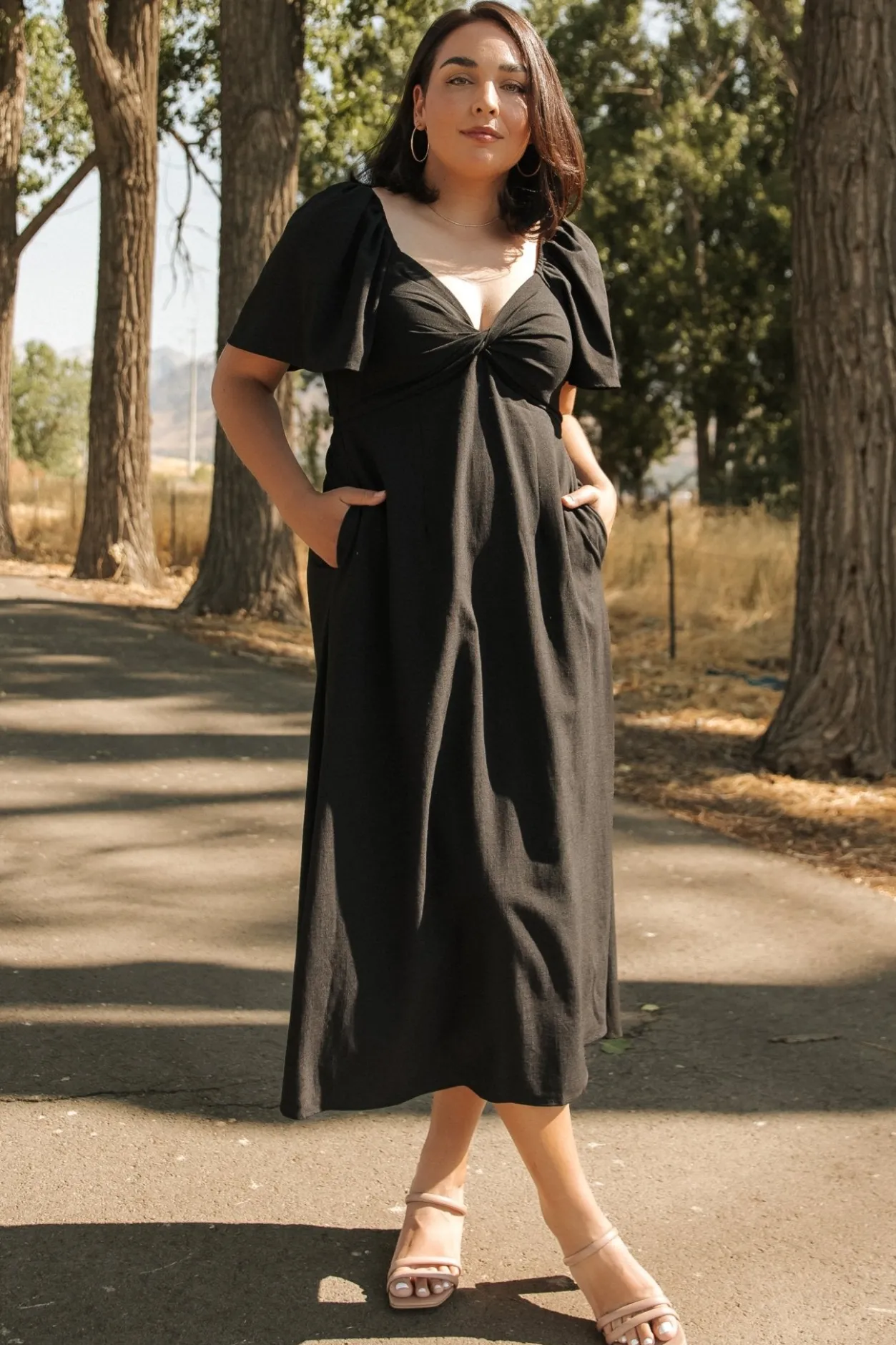 Sale Baltic Born Indie Back Tie Dress | Black