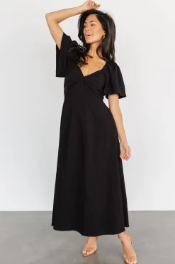 Sale Baltic Born Indie Back Tie Dress | Black