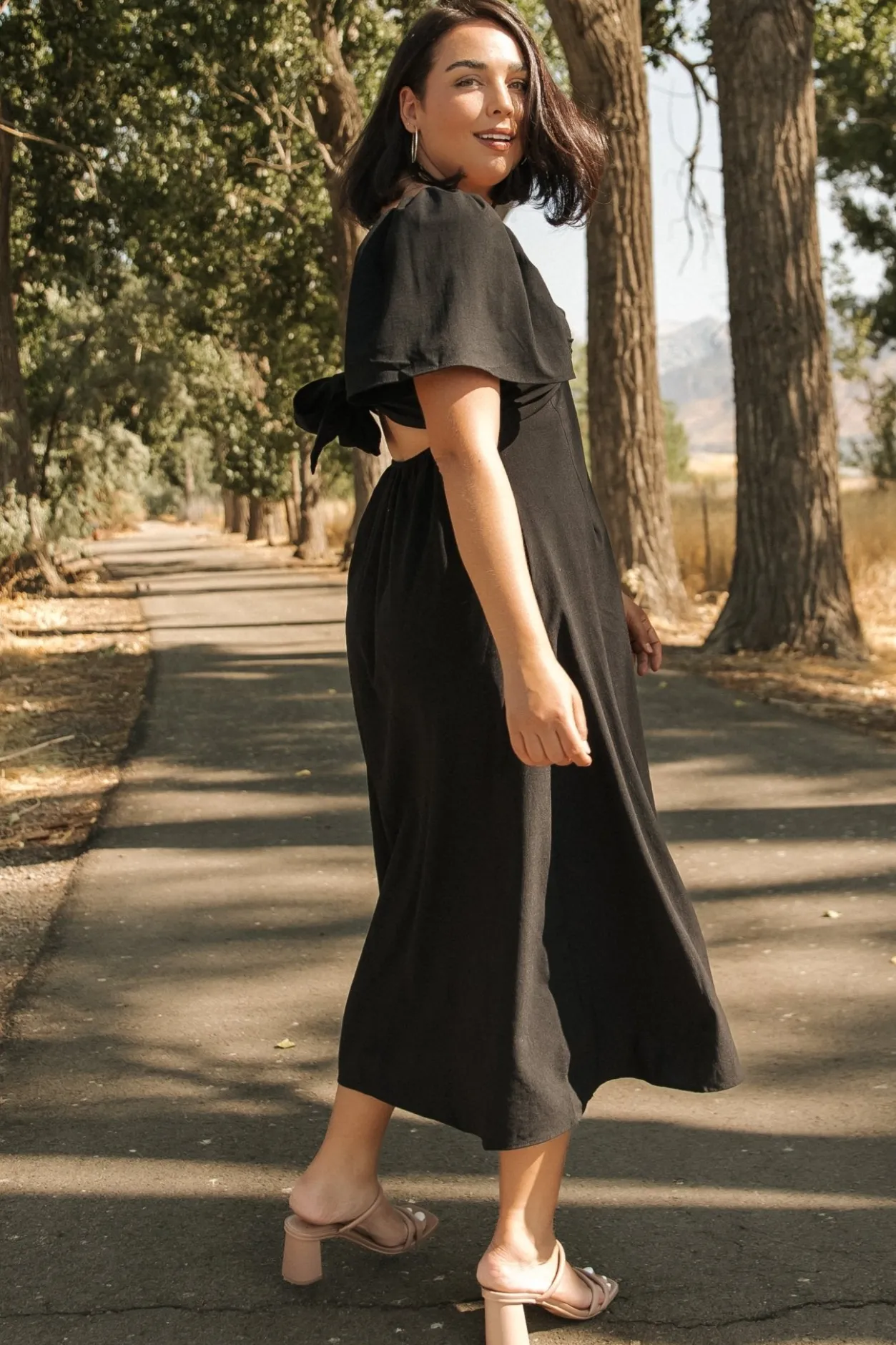 Sale Baltic Born Indie Back Tie Dress | Black