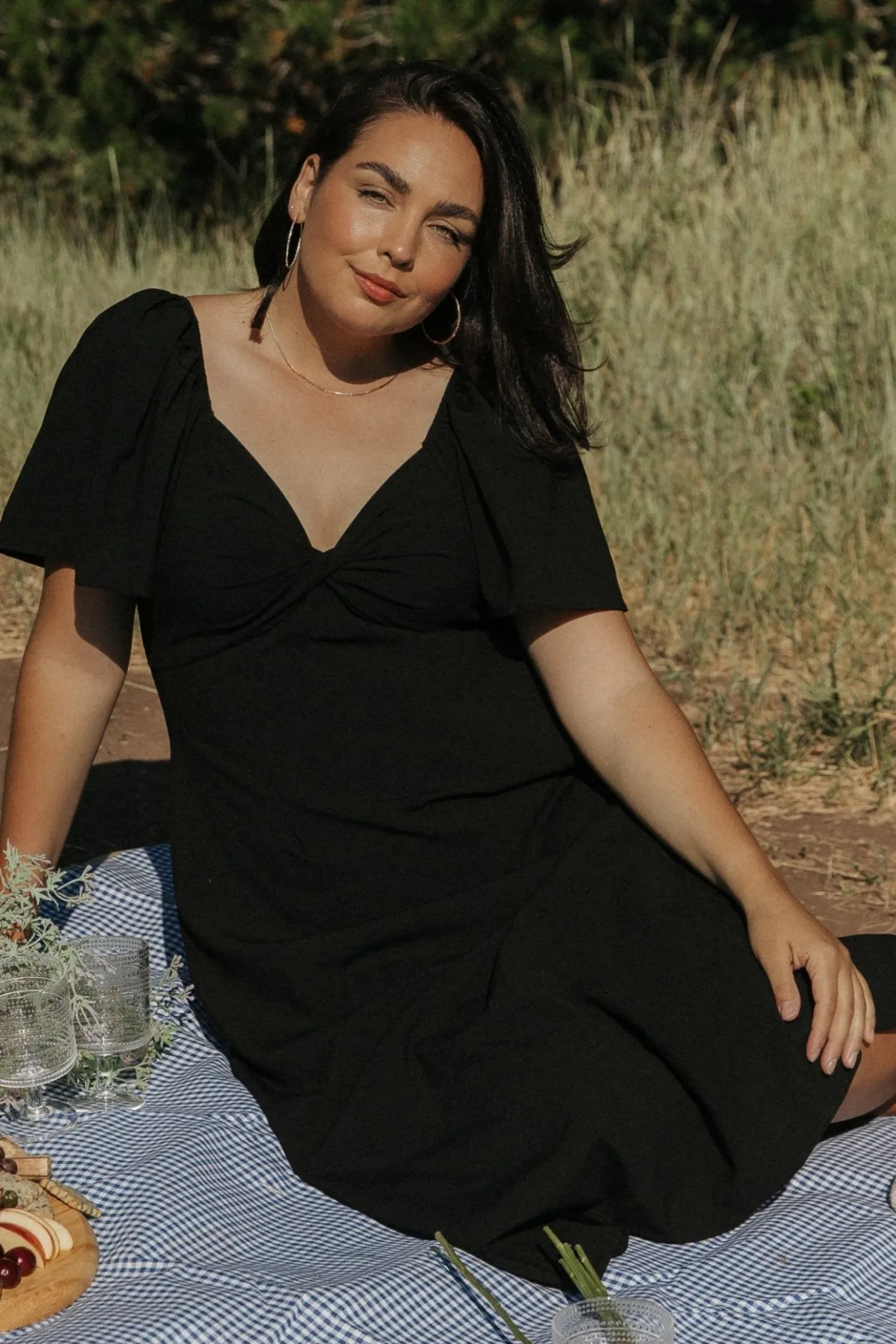 Sale Baltic Born Indie Back Tie Dress | Black