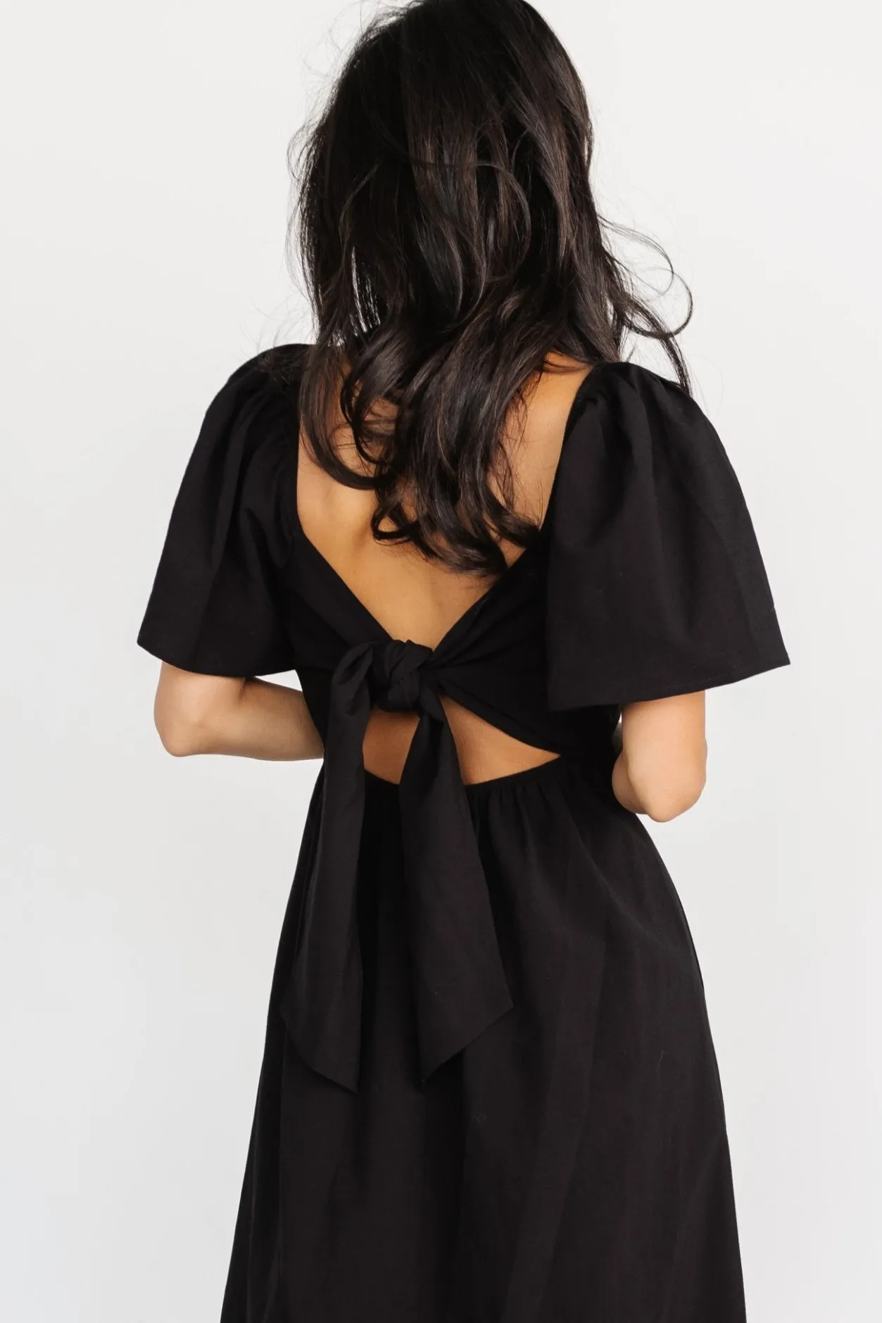 Sale Baltic Born Indie Back Tie Dress | Black