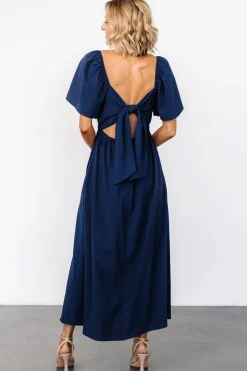 Sale Baltic Born Indie Back Tie Dress | Navy