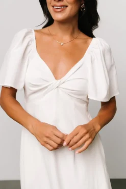 Discount Baltic Born Indie Back Tie Dress | Off White OffWhite