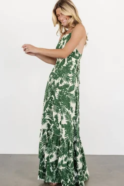 New Baltic Born Indio Maxi Dress | Green Print GreenPrint