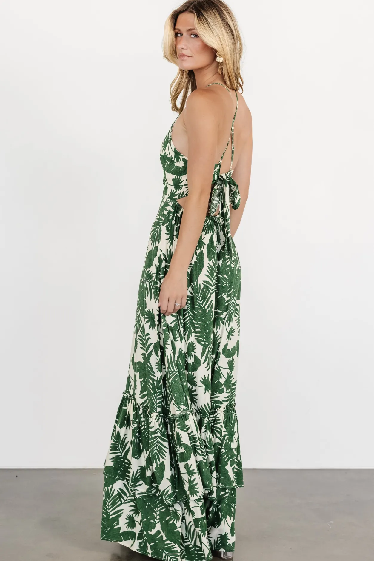 New Baltic Born Indio Maxi Dress | Green Print GreenPrint