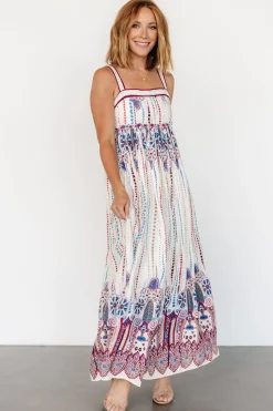 Fashion Baltic Born Ivania Tank Maxi Dress | Cream Multi CreamMulti