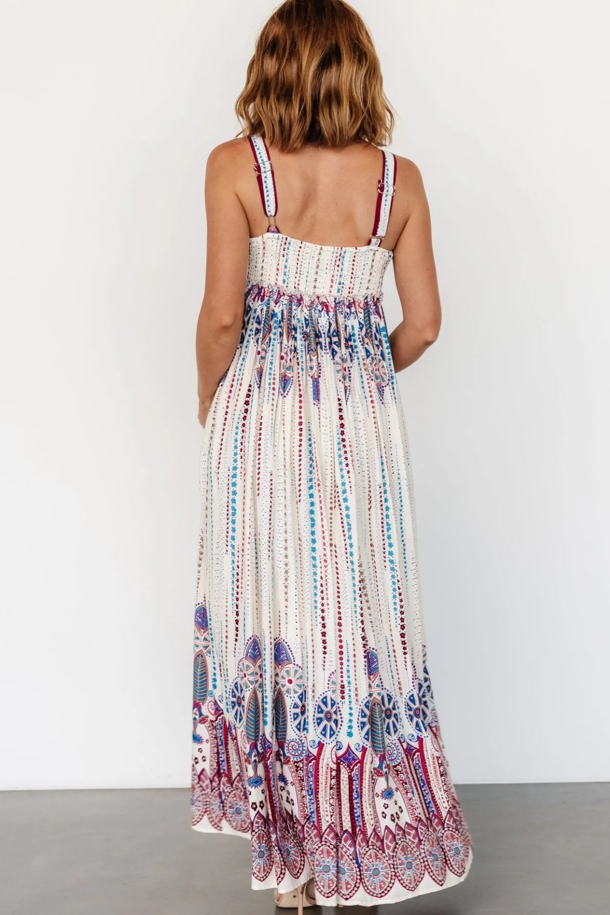 Fashion Baltic Born Ivania Tank Maxi Dress | Cream Multi CreamMulti