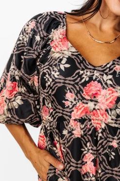 Fashion Baltic Born Ivanna Dress | Black + Pink Black+Pink