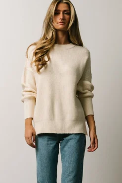 New Baltic Born Jacey Knit Sweater | Ivory