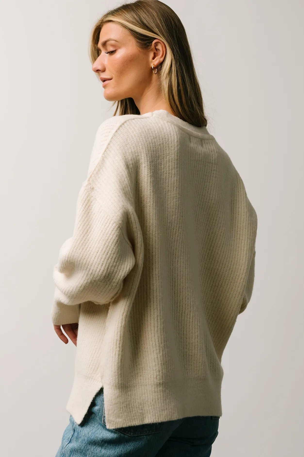 New Baltic Born Jacey Knit Sweater | Ivory
