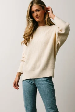 New Baltic Born Jacey Knit Sweater | Ivory