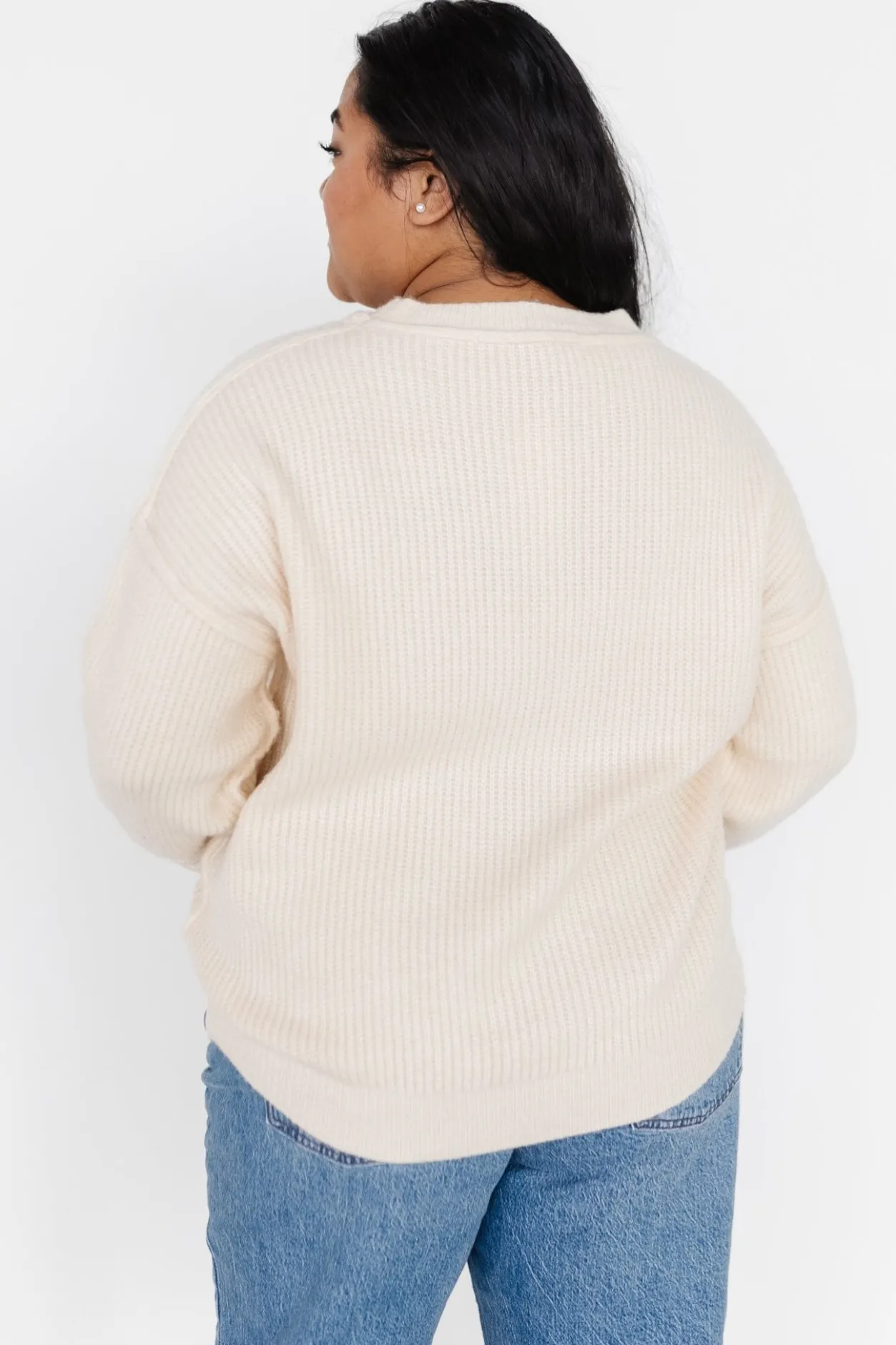 New Baltic Born Jacey Knit Sweater | Ivory