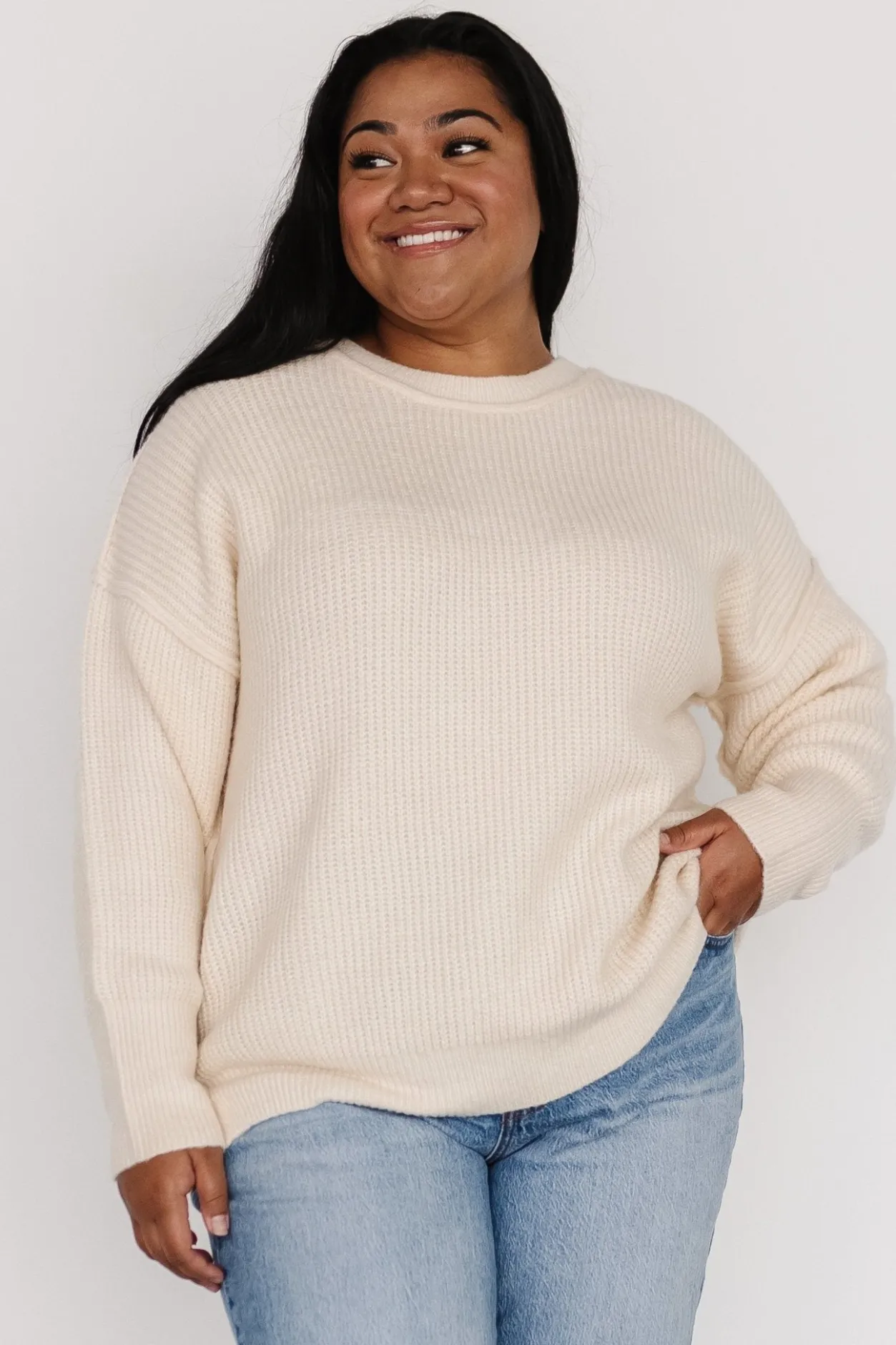 New Baltic Born Jacey Knit Sweater | Ivory