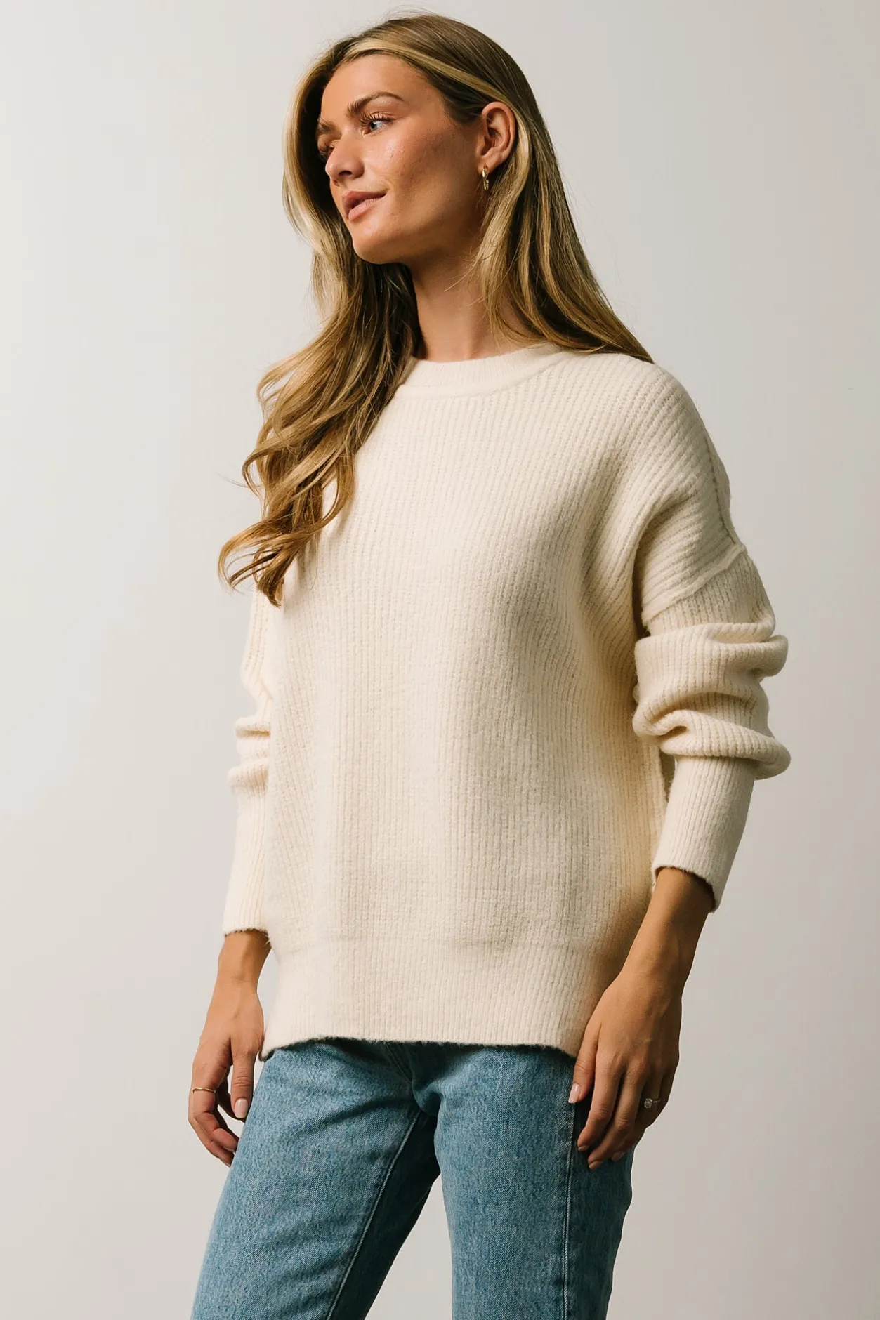New Baltic Born Jacey Knit Sweater | Ivory