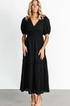 Sale Baltic Born Jackie Eyelet Maxi Dress | Black