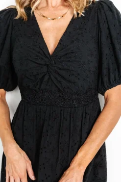 Sale Baltic Born Jackie Eyelet Maxi Dress | Black