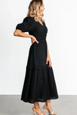 Sale Baltic Born Jackie Eyelet Maxi Dress | Black