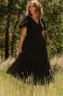 Sale Baltic Born Jackie Eyelet Maxi Dress | Black