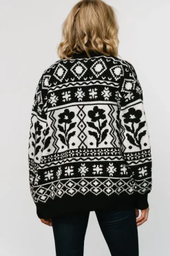 Fashion Baltic Born Jackson Oversized Cardigan | Black Print BlackPrint