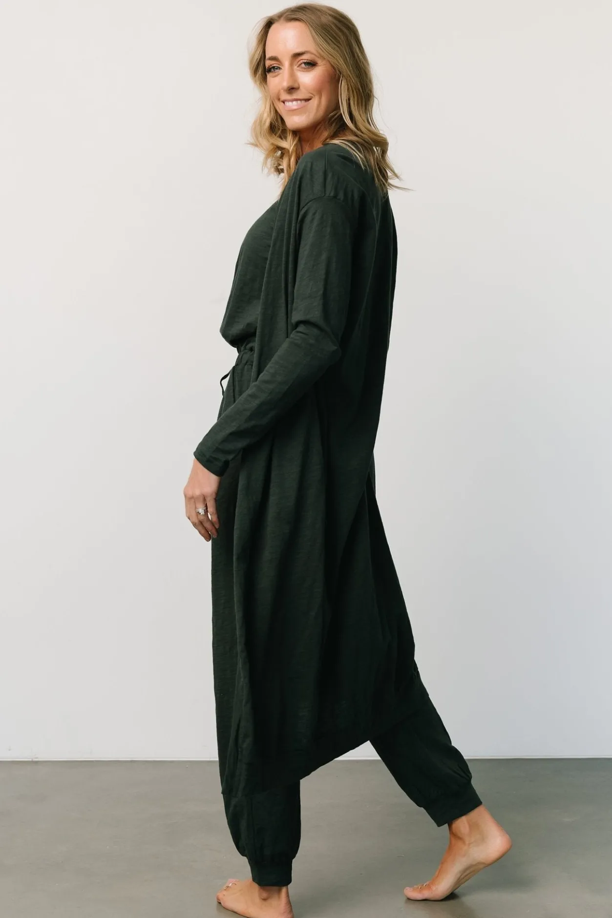 Fashion Baltic Born Janae Jumpsuit + Cardigan Set | Dark Green DarkGreen