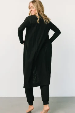 Outlet Baltic Born Janae Jumpsuit + Cardigan Set | Black