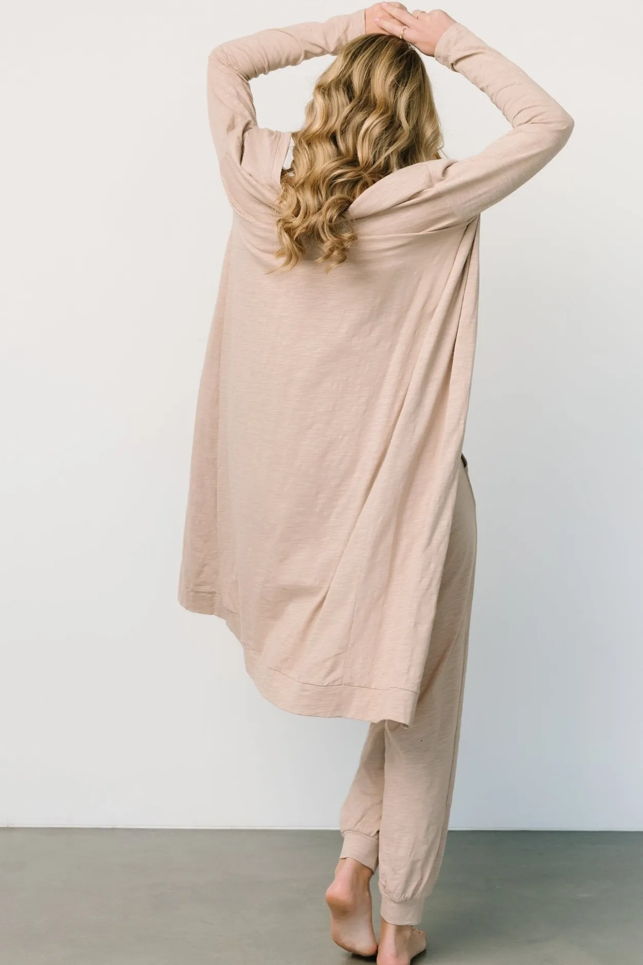 Best Baltic Born Janae Jumpsuit + Cardigan Set | Oatmeal