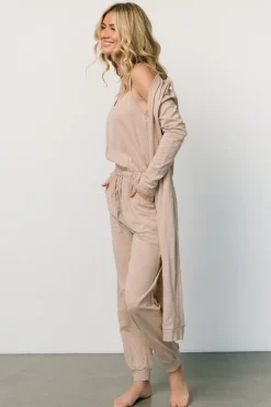 Best Baltic Born Janae Jumpsuit + Cardigan Set | Oatmeal