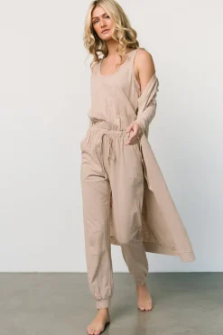 Best Baltic Born Janae Jumpsuit + Cardigan Set | Oatmeal
