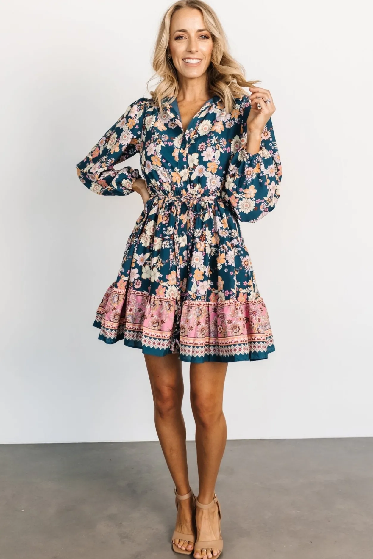 Discount Baltic Born Jane Short Dress | Jade Multi JadeMulti