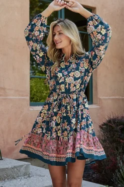 Discount Baltic Born Jane Short Dress | Jade Multi JadeMulti